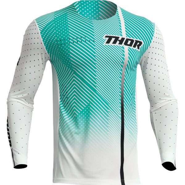 Chandail de Motocross Prime Tech Turquoise de face