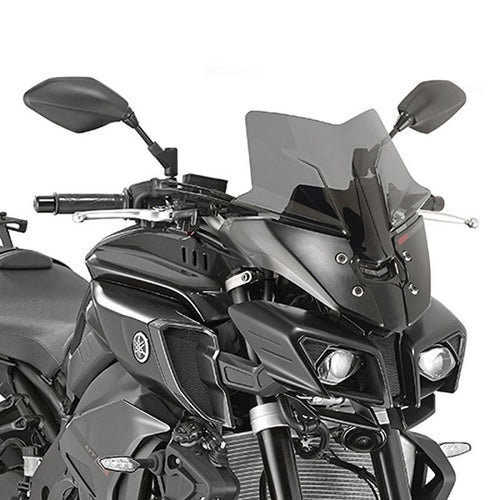 Gloss Black Windscreen for Yamaha MT-10 18-21 Motorcycle