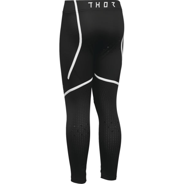 Pantalon de Motocross Comp Junior Thor Noir, de dos 
