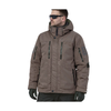 Manteau de Motoneige Adventurer/Choko, noir beige, de face
