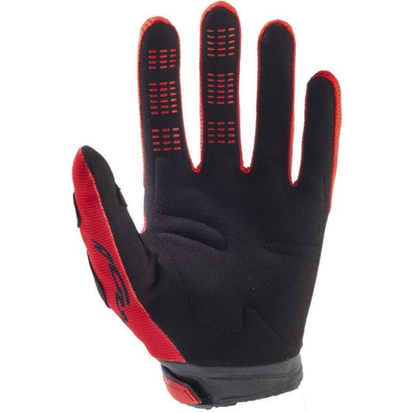 Gants de Motocross Fox 180 Atlas Gris/Rouge Paume