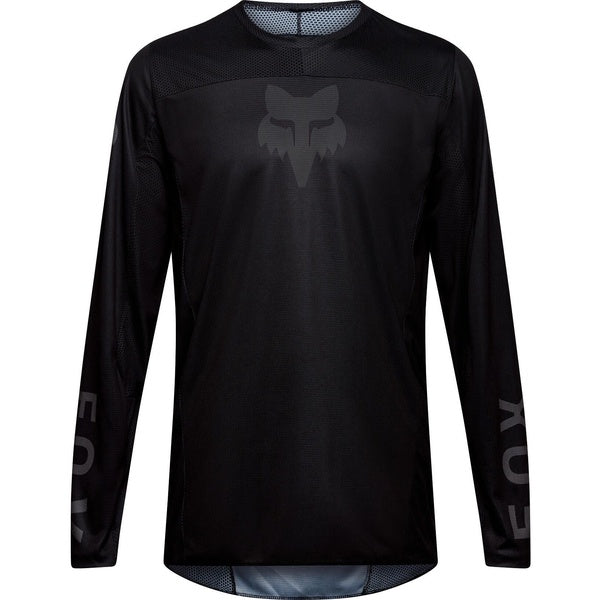 Chandail de Motocross 180 Blackout/Fox, noir , de face