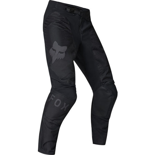 Pantalon de Motocross 180 Blackout Fox noir lustré, de face
