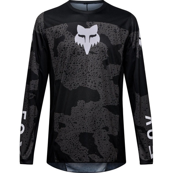 Chandail de Motocross 180 Bnkr/Fox, noir camo, de face
