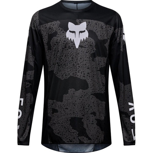Chandail de Motocross 180 Bnkr/Fox, noir camo, de face