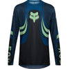 Chandail de Motocross 180 Draft/Fox/noir, bleu, de face