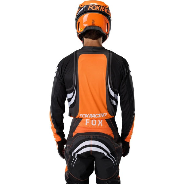 Chandail de Motocross 180 Draft/Fox/orange, de dos
