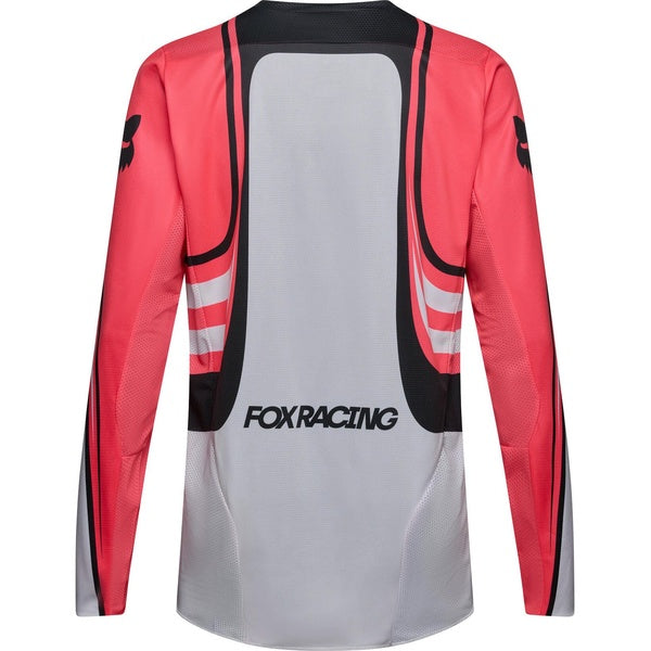 Chandail de Motocross 180 Draft/Fox/blanc rose, de dos