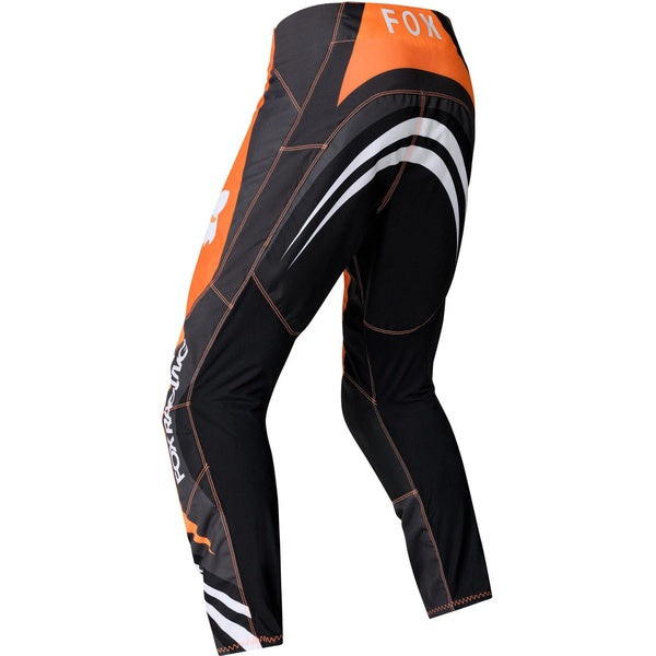Pantalon de Motocross 180 Draft/Fox, orange,  de dos