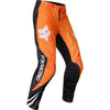 Pantalon de Motocross 180 Draft/Fox, orange,  de face