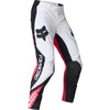 Pantalon de Motocross 180 Draft/Fox, blanc,  de face