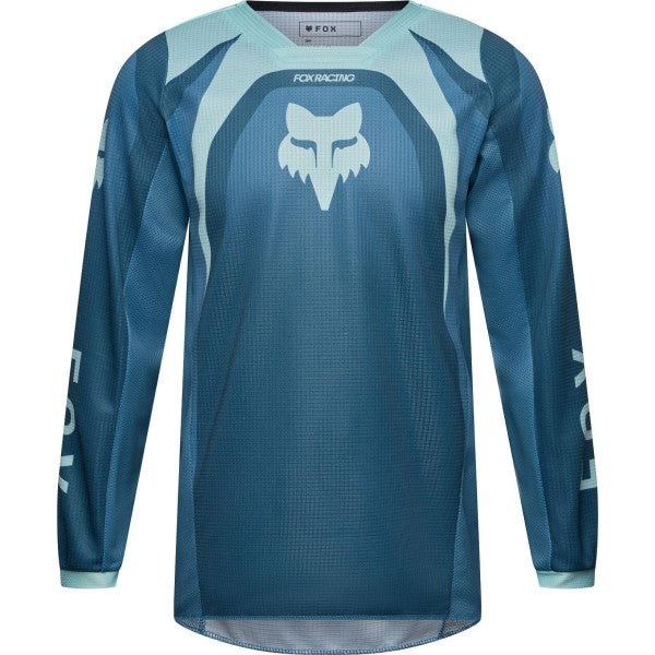 Chandail de Motocross 180 Frame Femme/Fox/bleu, de face