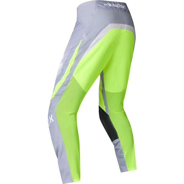 Pantalon de Motocross 180 Frame/Fox/gris jaune, de dos
