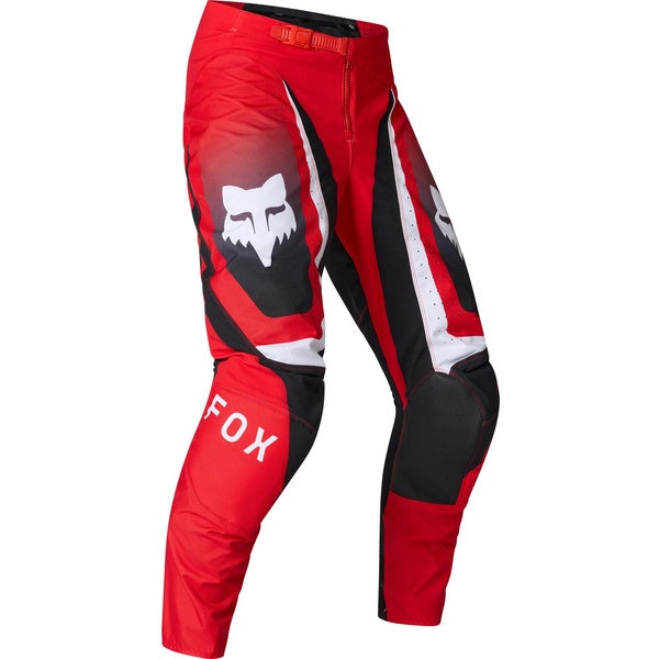 Pantalon de Motocross 180 Frame/Fox/gris rouge, de face