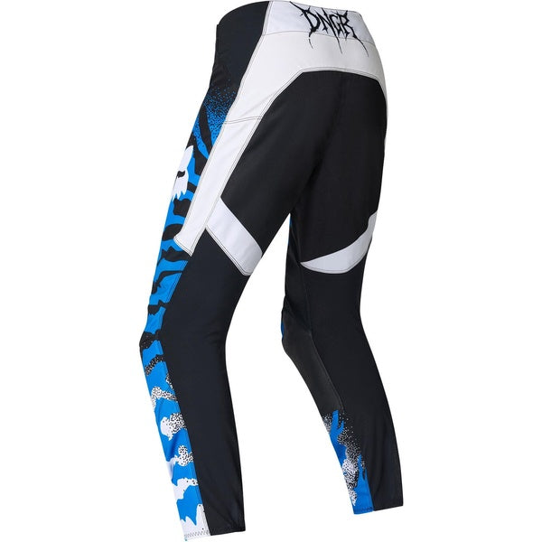 Pantalon de Motocross 180 HD38/Fox, noir bleu, de dos