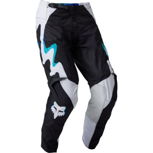 Pantalon de Motocross 180 Kozmik Noir/Blanc incliné de gauche