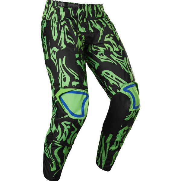Pantalon de Motocross 180 Peril Vert, de face