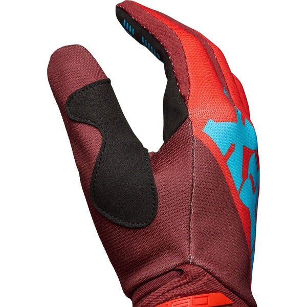 Gants de Motocross 180 Raid Junior/Fox, rouge