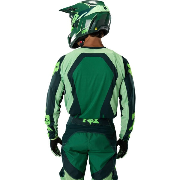 Chandail de Motocross 180 Raid/Fox, vert, de dos