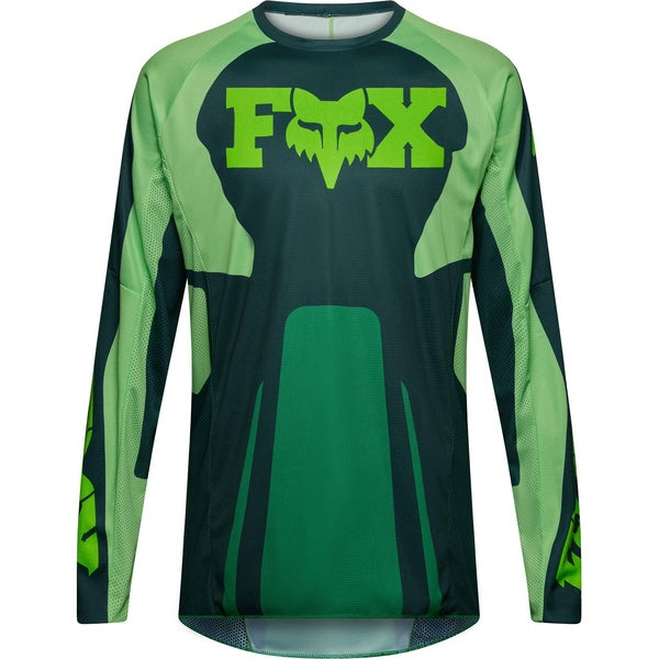 Chandail de Motocross 180 Raid/Fox, vert, de face