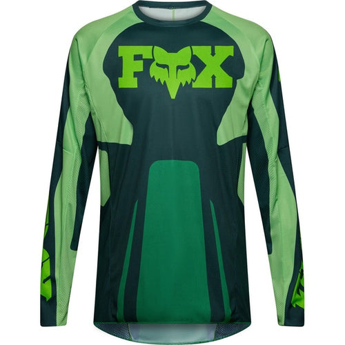 Chandail de Motocross 180 Raid/Fox, vert, de face