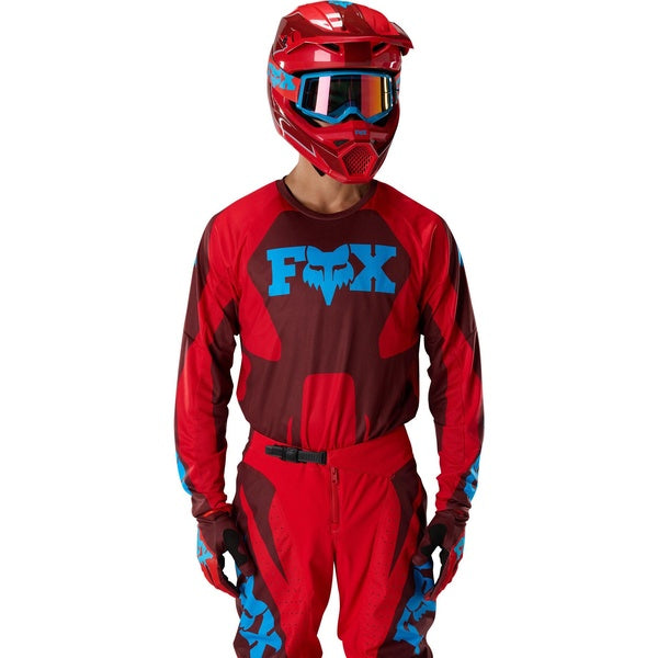 Chandail de Motocross 180 Raid/Fox, brun, de face