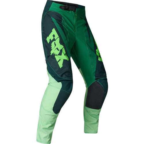Pantalon de Motocross 180 Raid/Fox, vert, de face