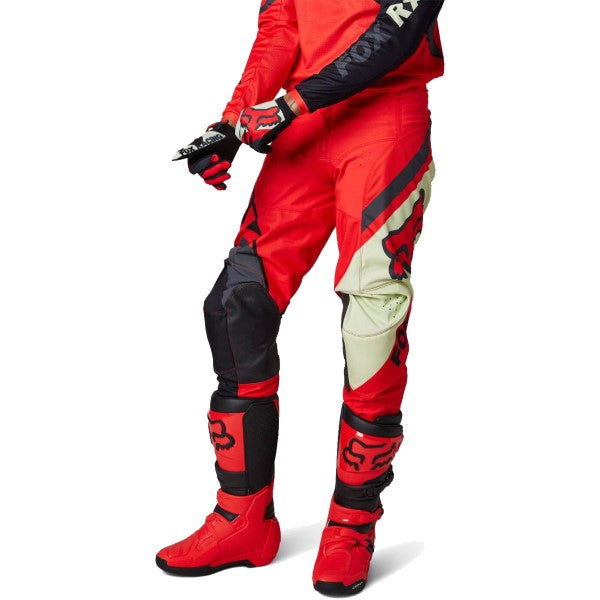 Pantalon de Motocross 180 Xpozr Rouge/Noir incliné de droite