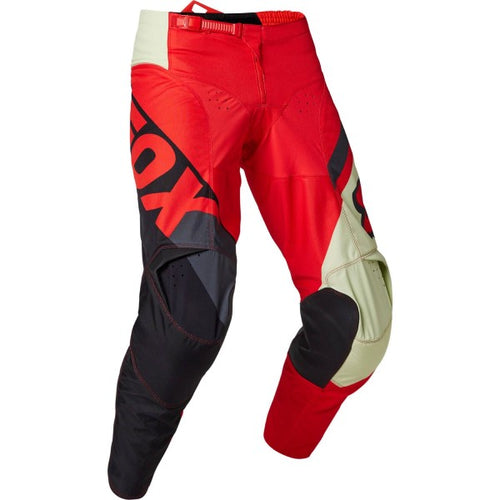 Pantalon de Motocross 180 Xpozr Rouge/Noir incliné de gauche