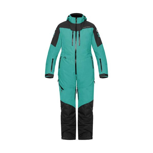 Ensemble de Motoneige Storm Femme/Choko/vert/noir, de face