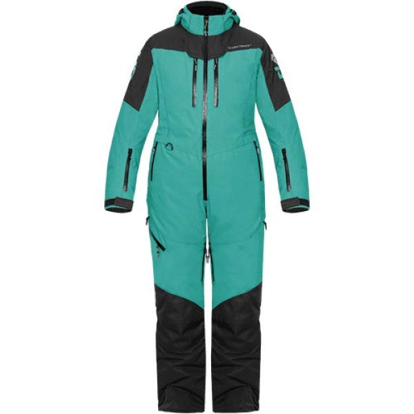 Ensemble de Motoneige Storm Femme/Choko/vert/noir, de face