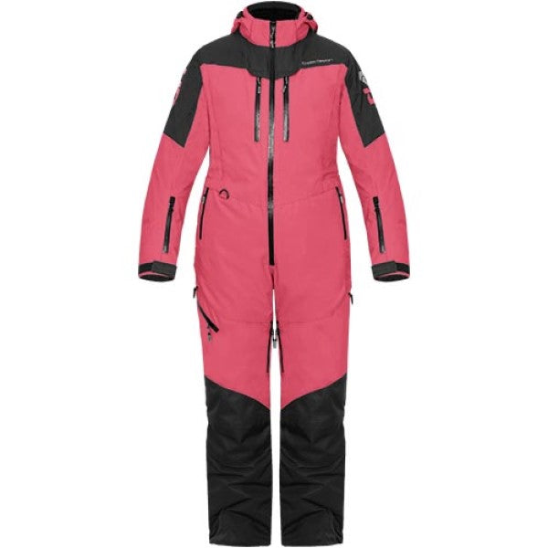 Ensemble de Motoneige Storm Femme/Choko/rose/noir, de face
