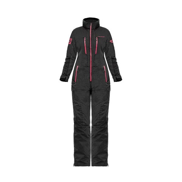 Ensemble de Motoneige Whisper Femme/Choko/noir rose, de face