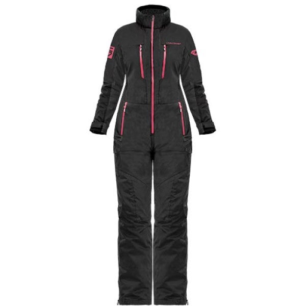 Ensemble de Motoneige Whisper Femme/Choko/noir rose, de face