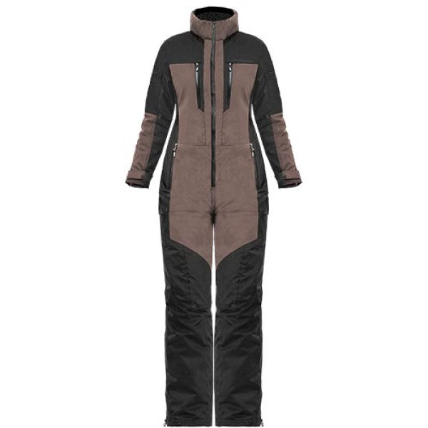 Ensemble de Motoneige Whisper Femme/Choko/noir beige, de face