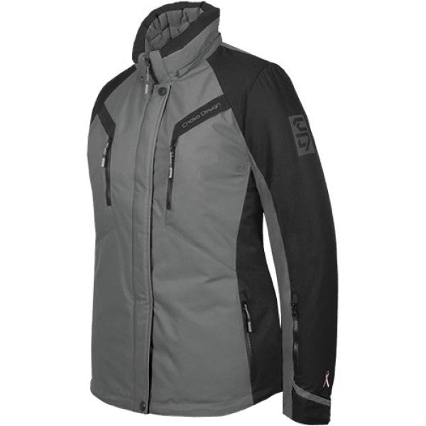 Ensemble 2 Pièces de Motoneige Eclipse Femme/Choko/gris foncé, de face