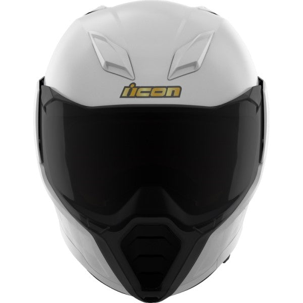 Casque Intégral de Moto Ultraflite Rizz Rizz Blanc de face