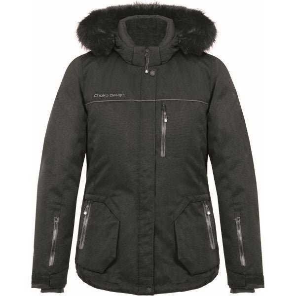 Manteau de Motoneige Adventurer Femme Noir de face