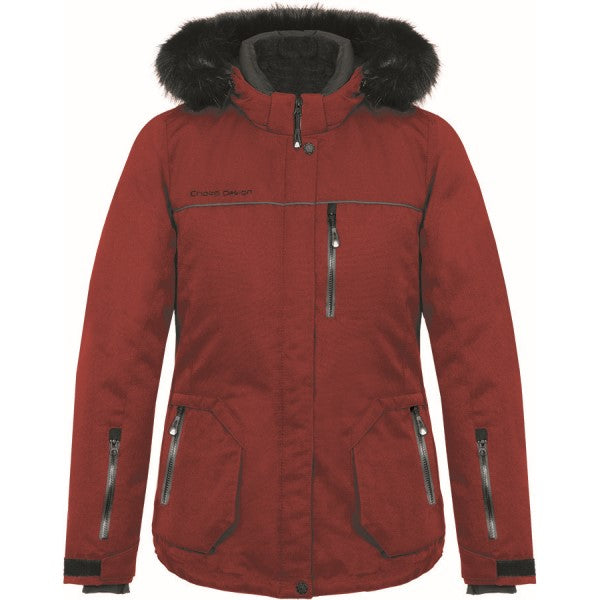 Manteau de Motoneige Adventurer Femme Rouge de face