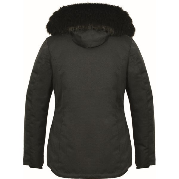 Manteau de Motoneige Adventurer Femme Noir de dos