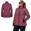 Manteau de Motoneige Adventurer Femme 27/Choko/Rose, de face et de dos