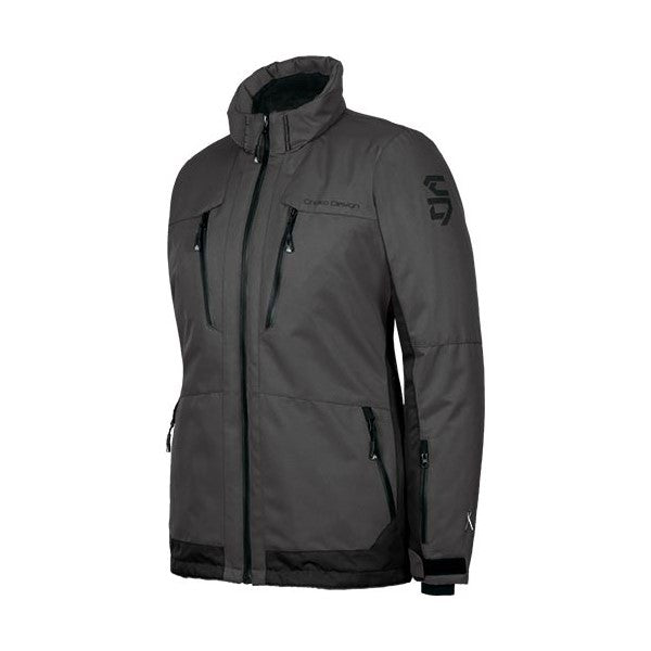 Manteau de Motoneige Adventurer Femme 27/Choko/gris foncé, de face