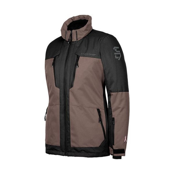 Manteau de Motoneige Adventurer Femme 27/Choko/noir, beige, de face