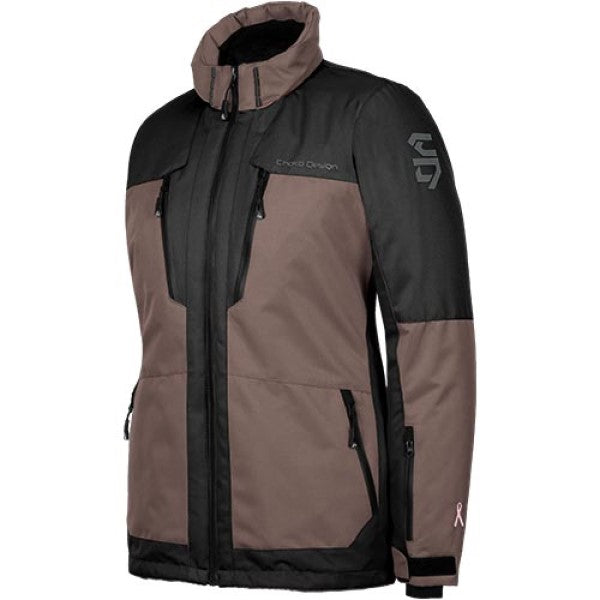 Manteau de Motoneige Adventurer Femme 27/Choko/noir, beige, de face