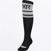Bas de Motocross Sock Noir/Blanc, de face