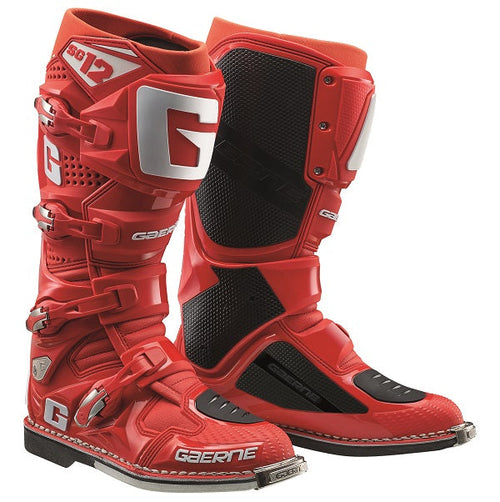 Bottes de Motocross Gaerne SG 12 Rouge