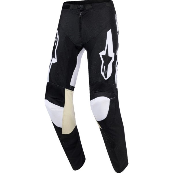 Pantalon de Motocross Racer Air Riway Noir/Blanc de face