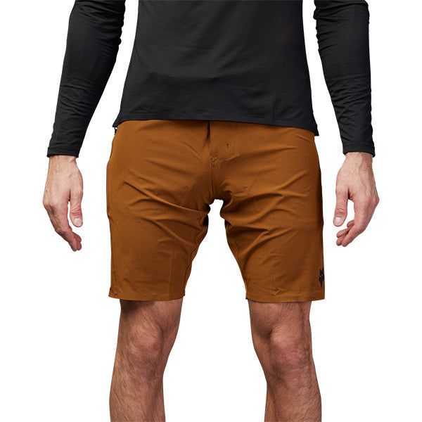Short de Vélo de Montagne FOX Flexair Ascent Doublé Brun