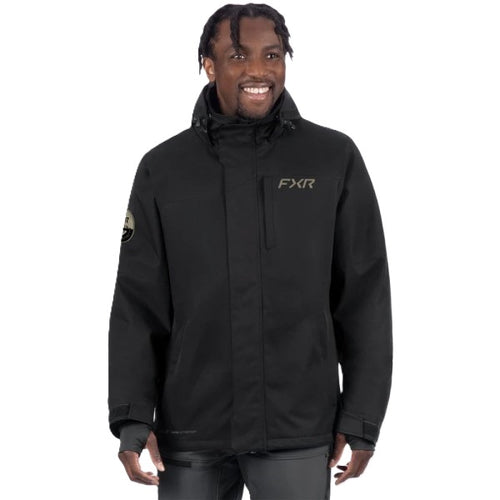 Manteau de Motoneige Ascend/FXR/noir, de face