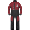 Ensemble de Motoneige Pilot/Choko/rouge foncé, de face